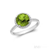 White Gold / Peridot