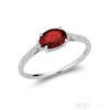 White Gold / Created Ruby