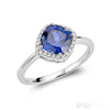 White Gold / Blue Sapphire