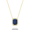 Yellow Gold / Simulated Emerald