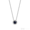 White Gold / Blue Saphire