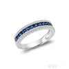 White Gold / Blue Sapphire