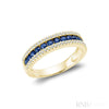 Yellow Gold / Blue Sapphire