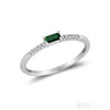 White Gold / Emerald