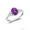 Amethyst / White Gold