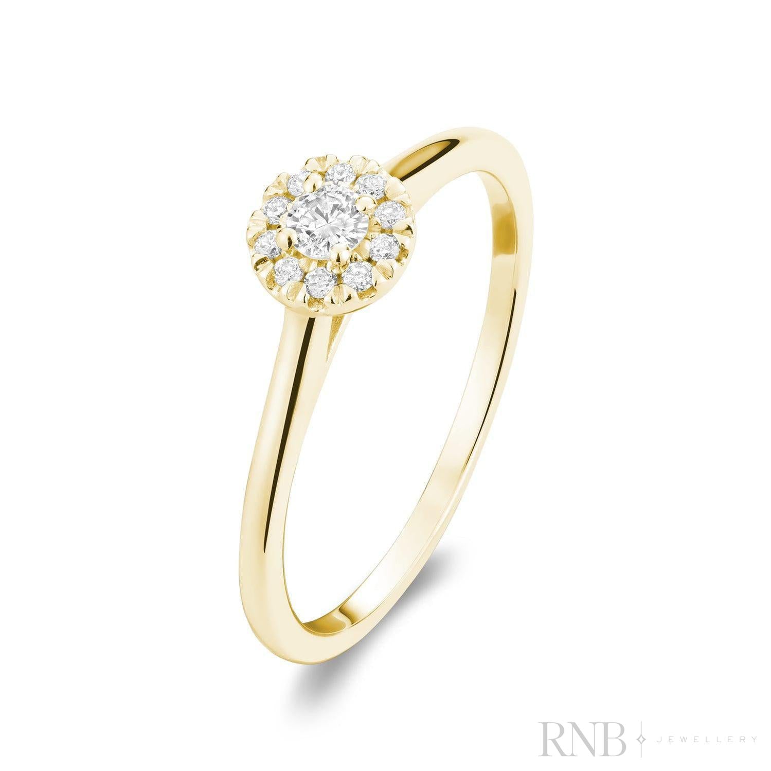 Round Diamond Halo Ring
