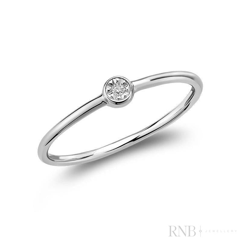 Solitaire Illusion Diamond Ring