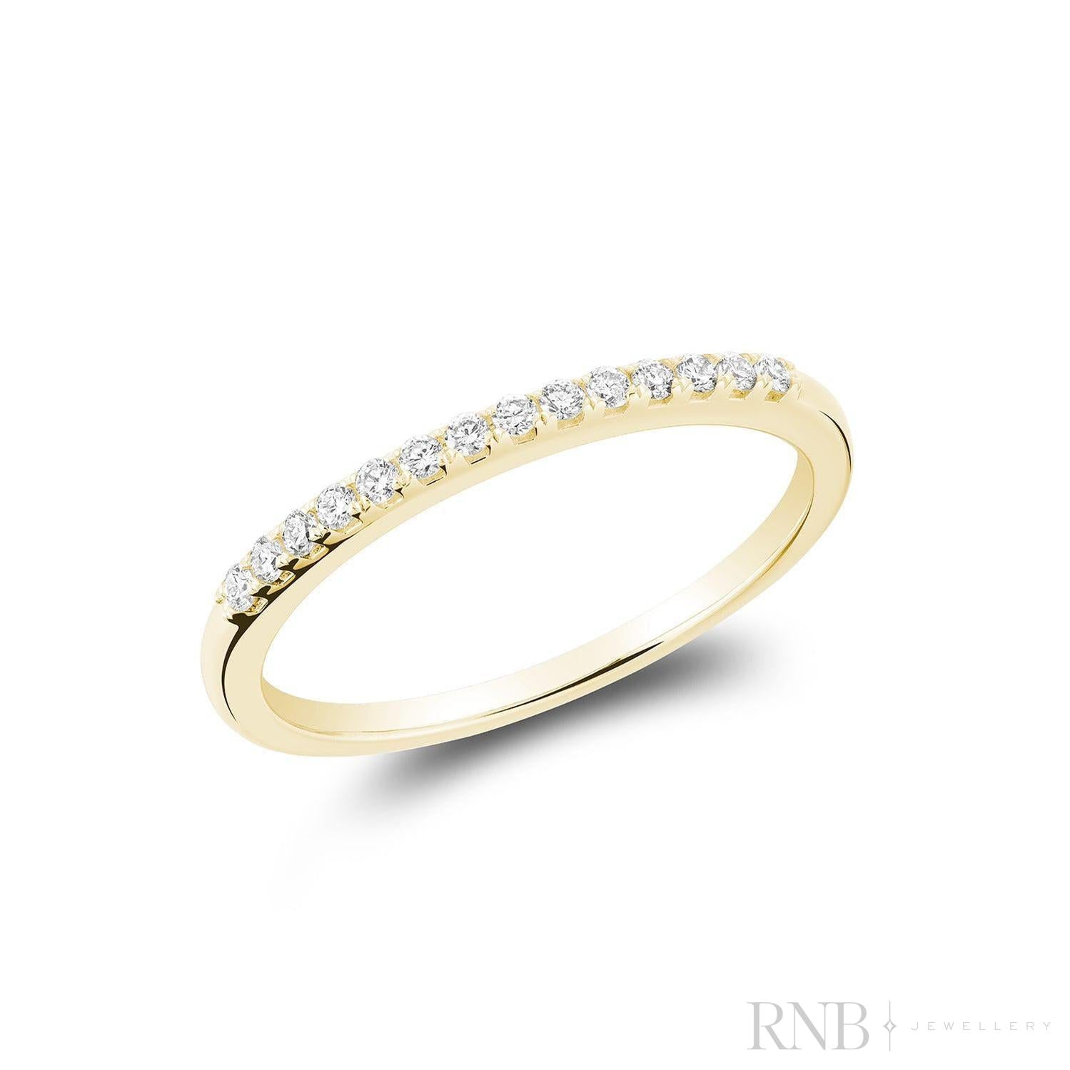 Pave Semi Eternity Diamond Band