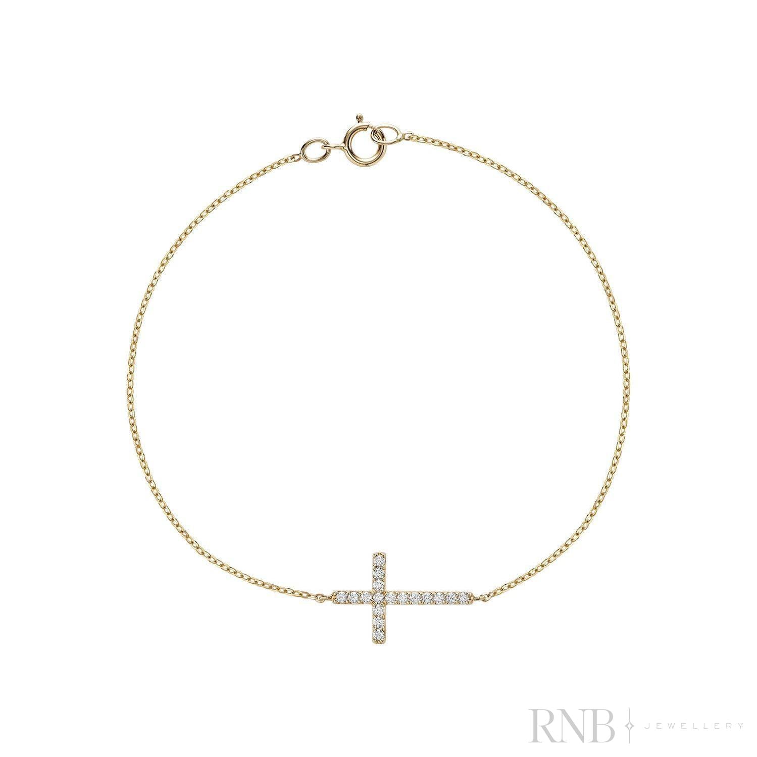 Karma Cross Diamond Bracelet