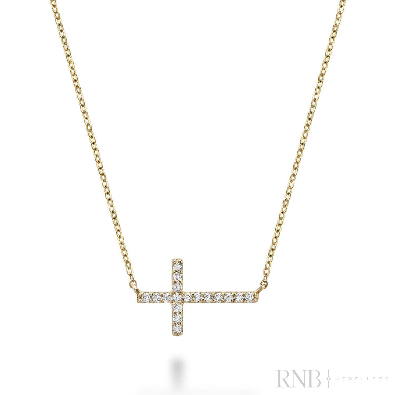Karma Cross Diamond Necklace