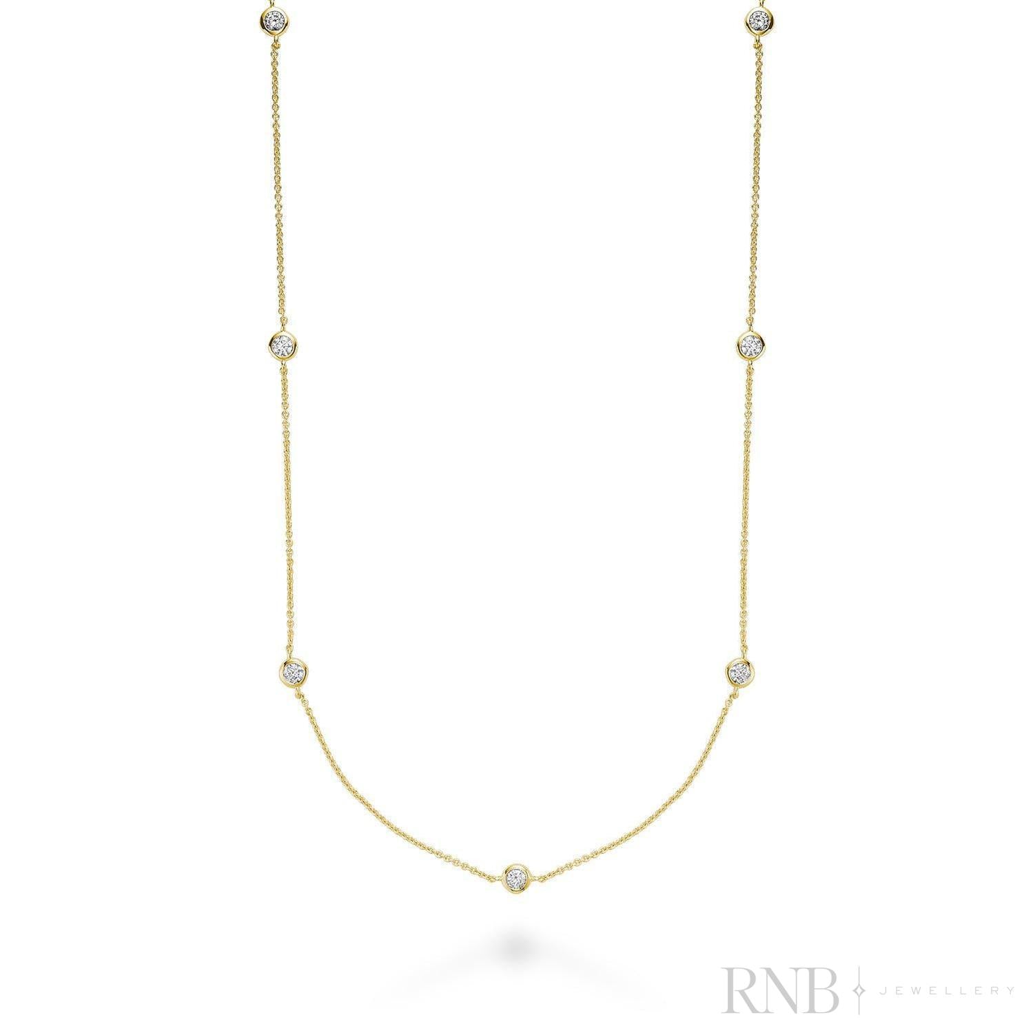 Diamond By the Yard Necklace
