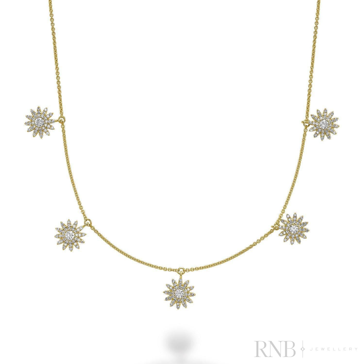 Sun Drop Diamond By the Yard Necklace