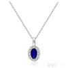 Blue Sapphire / White Gold