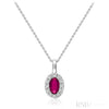 Pink Topaz / White Gold