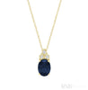 Yellow Gold / Blue Sapphire
