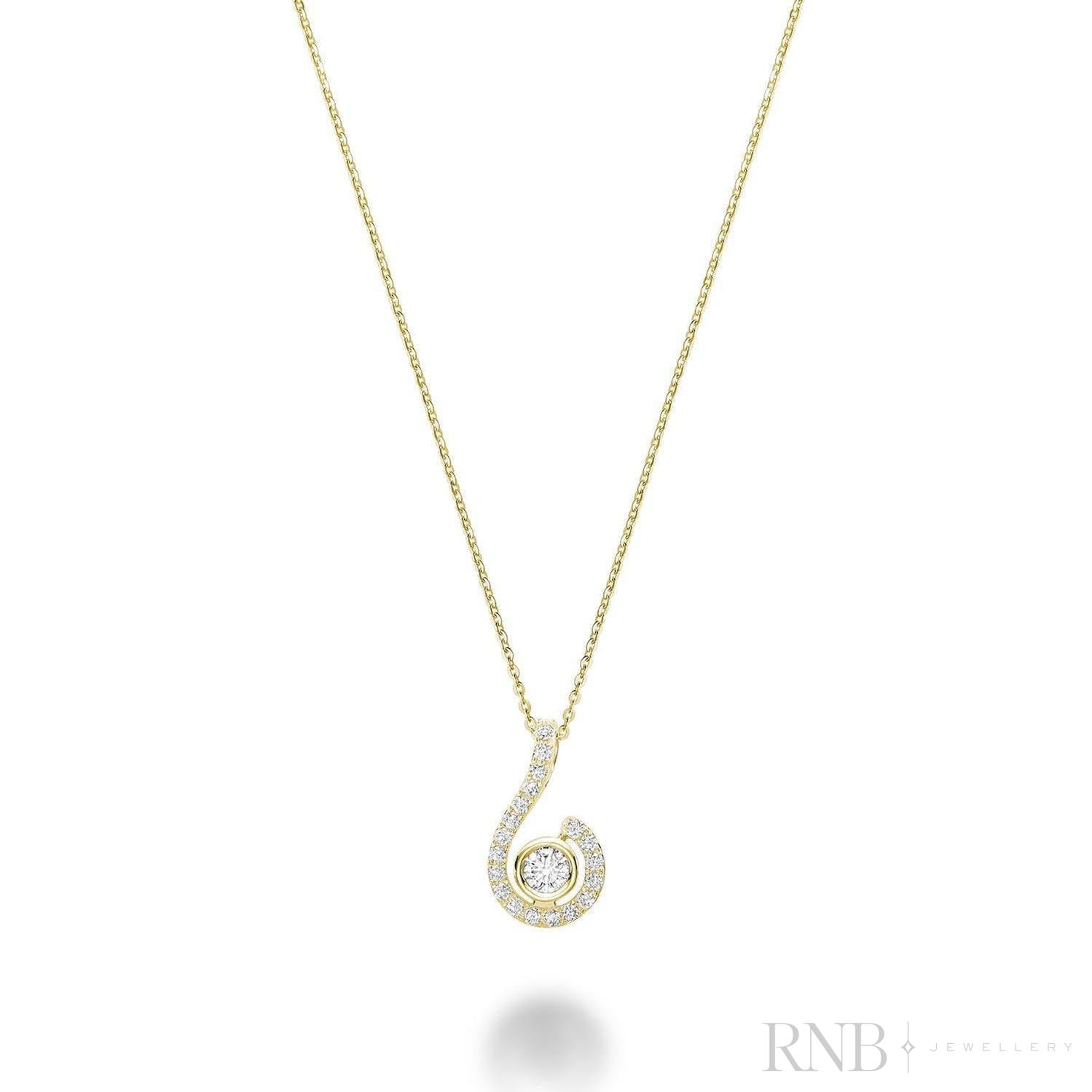 Drop Diamond Pendant