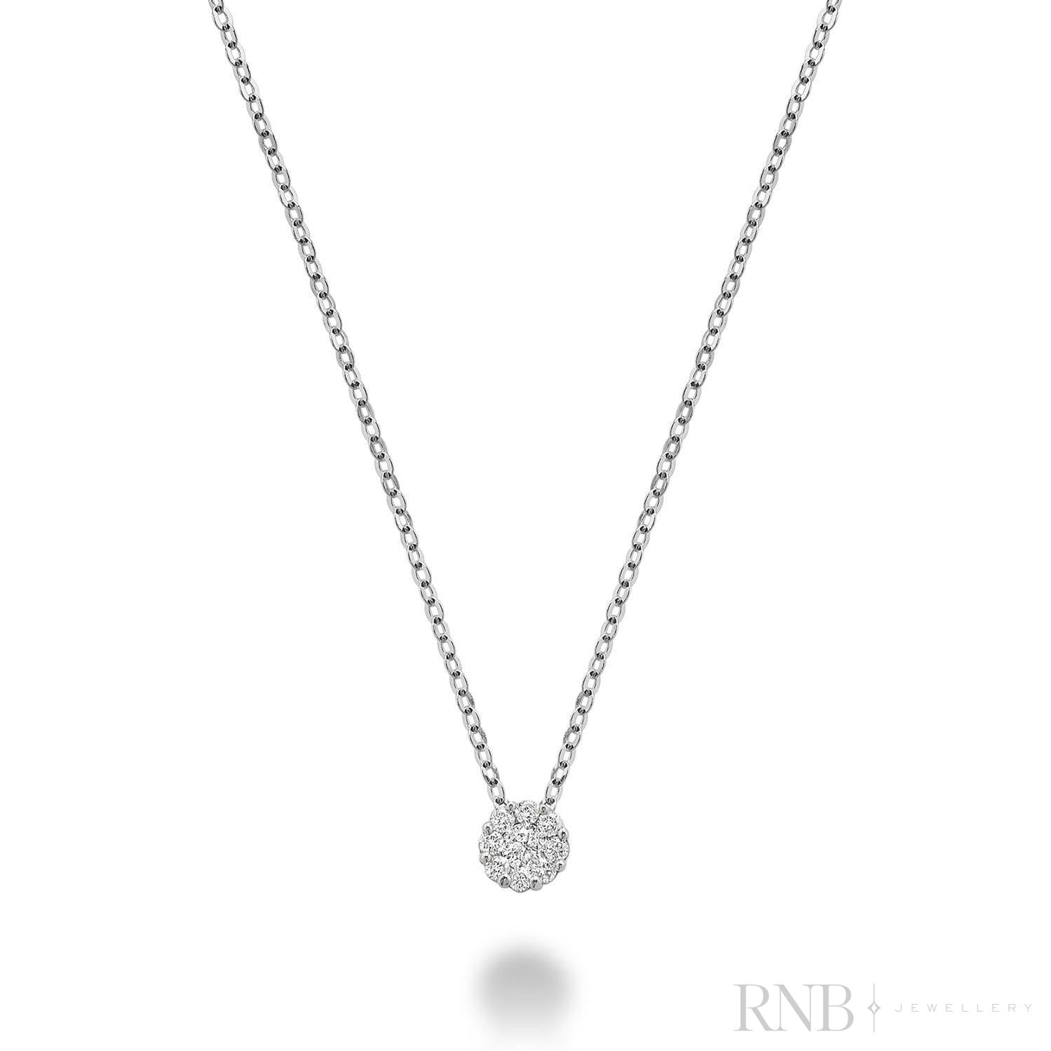 Cluster Diamond Pendant