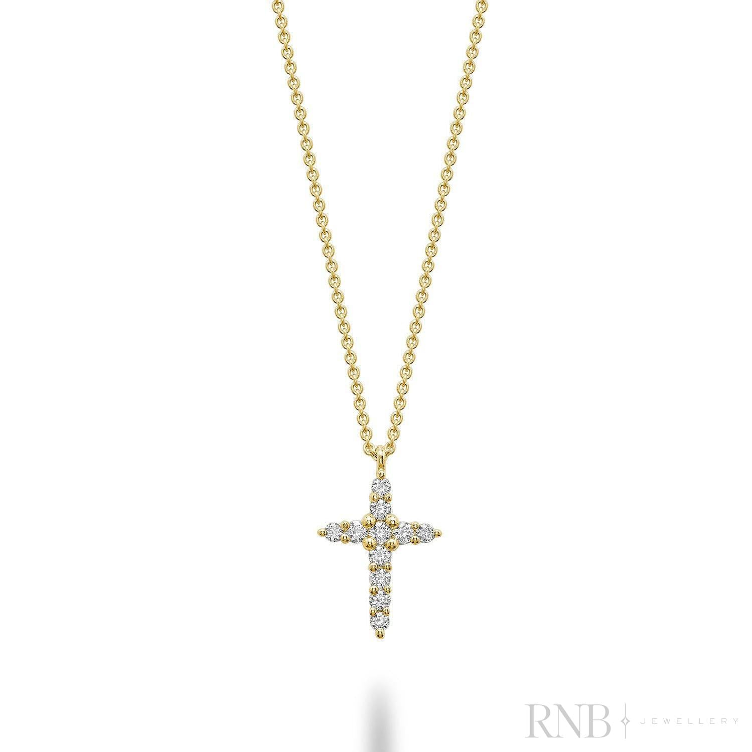 Small Diamond Cross Pendant