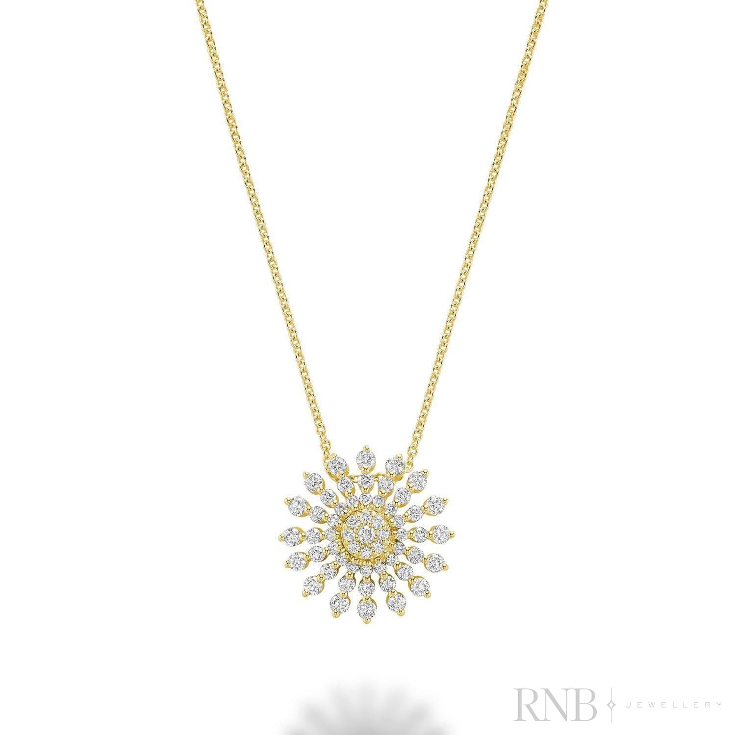 Diamond Sun Pendant - Pendant Diamand Soleil