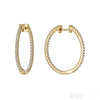 Yellow Gold / 25MM - 0.39CTDI