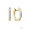 Yellow Gold / 12MM - 0.03CTDI