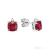White Gold / Created Ruby
