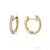 Yellow Gold / 12MM - 0.23CTDI