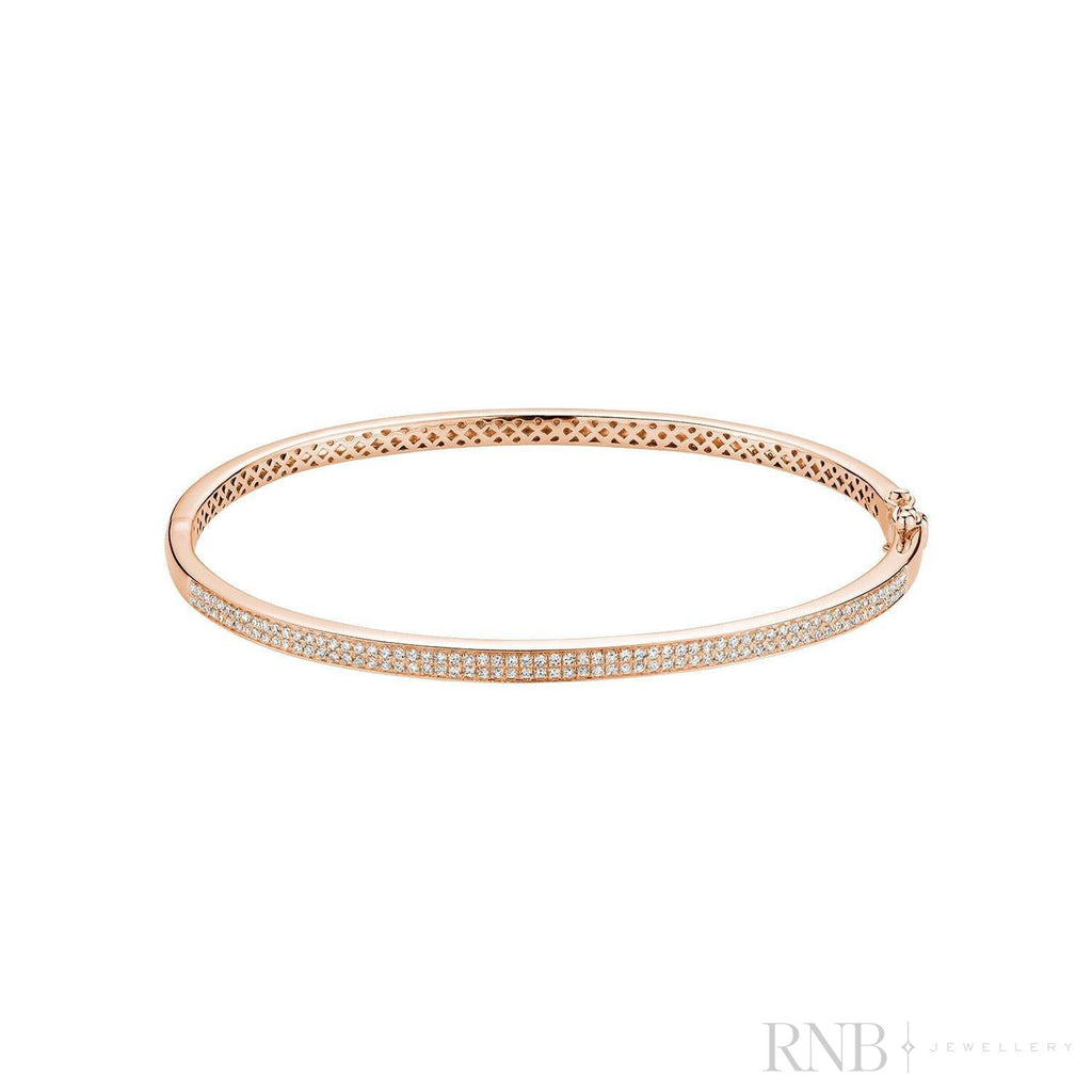 Micro Pave Bangle Bracelet-RNB Jewellery