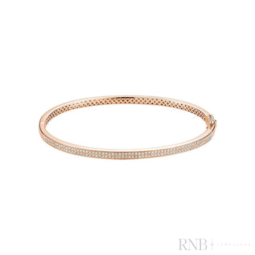 Micro Pave Bangle Bracelet-RNB Jewellery