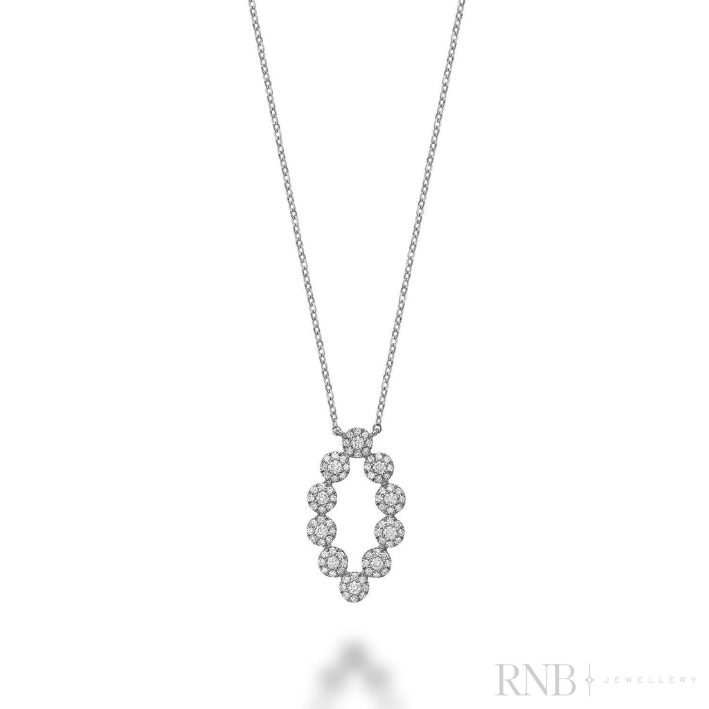 Martini Cup Fashion Diamond Necklace-RNB Jewellery