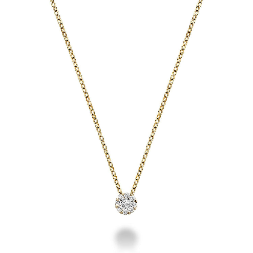 Cluster Diamond Pendant-RNB Jewellery
