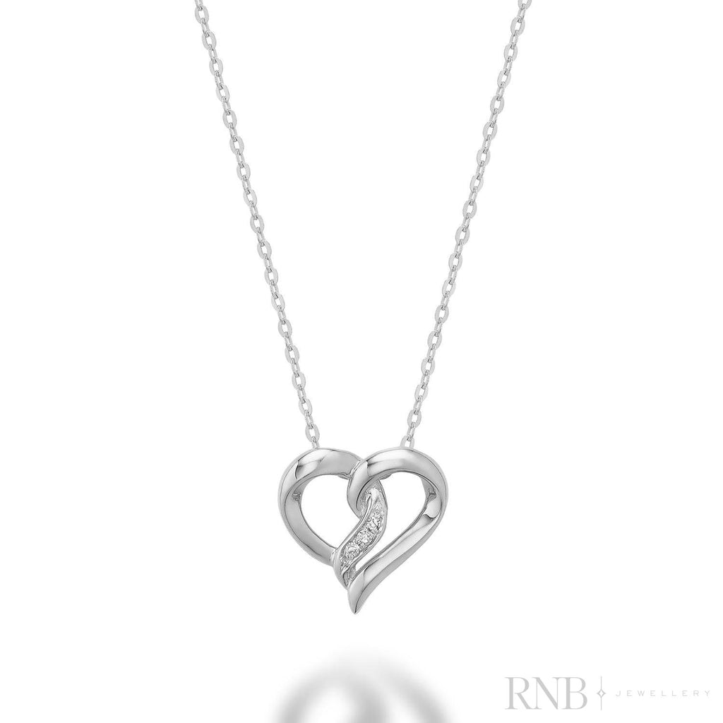 Fancy Heart Diamond Pendant-RNB Jewellery